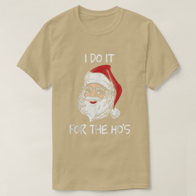 Graciosa Camiseta Santa - Retro Santa I Lo Hago Po (Diseño del anverso)