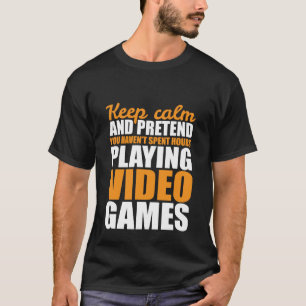 Graciosa Camiseta Tranquila Para Videojuegos De Ju