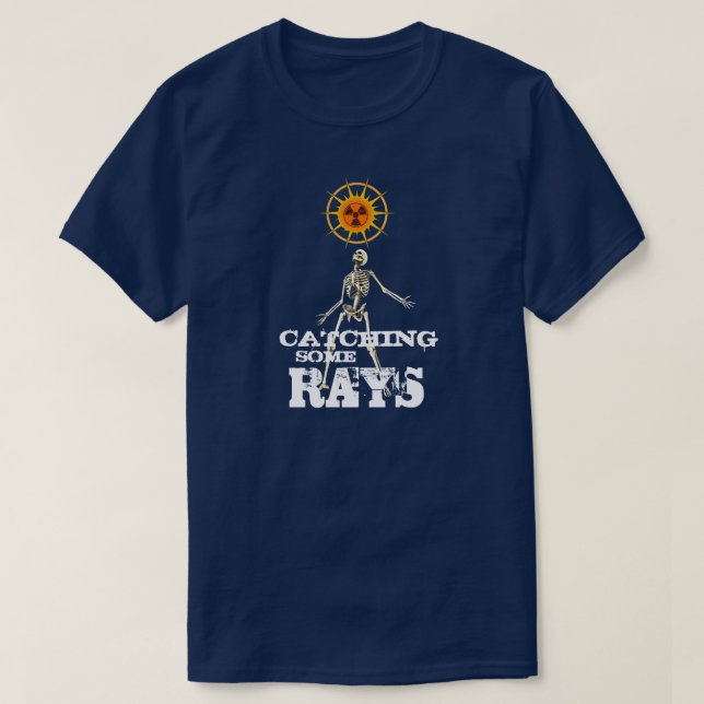 Graciosa Captura De Algunos Rays Camiseta De Esque (Diseño del anverso)