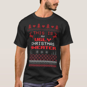 Graciosa Cita De Camiseta De Mis Feo Navidades
