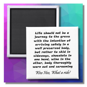 Graciosa cita de chiste humor regalo imanes