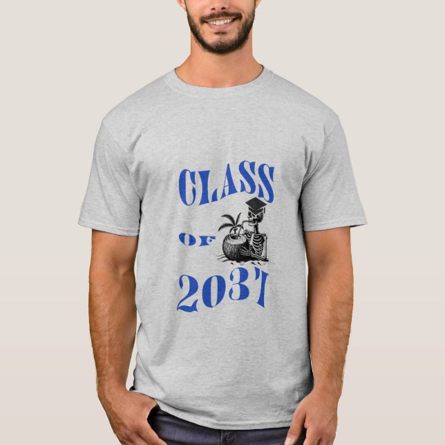 Graciosa clase de esqueleto de la camiseta de 2037 (Anverso)