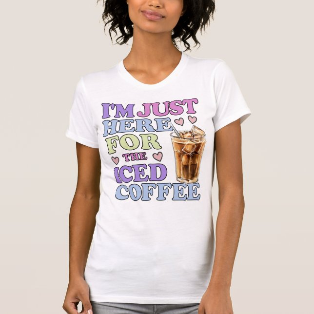 Graciosa Coffee Helado Lover Cita Camiseta (Anverso)