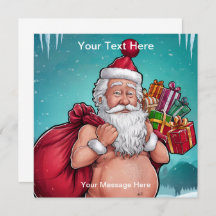 Graciosa colección de Navidades sucios de Santa