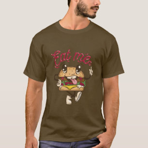 Graciosa Coma Me Cheeseburger Camiseta