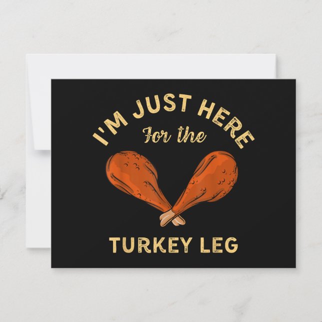 Graciosa comida de Acción de Gracias que estoy aqu (Anverso)