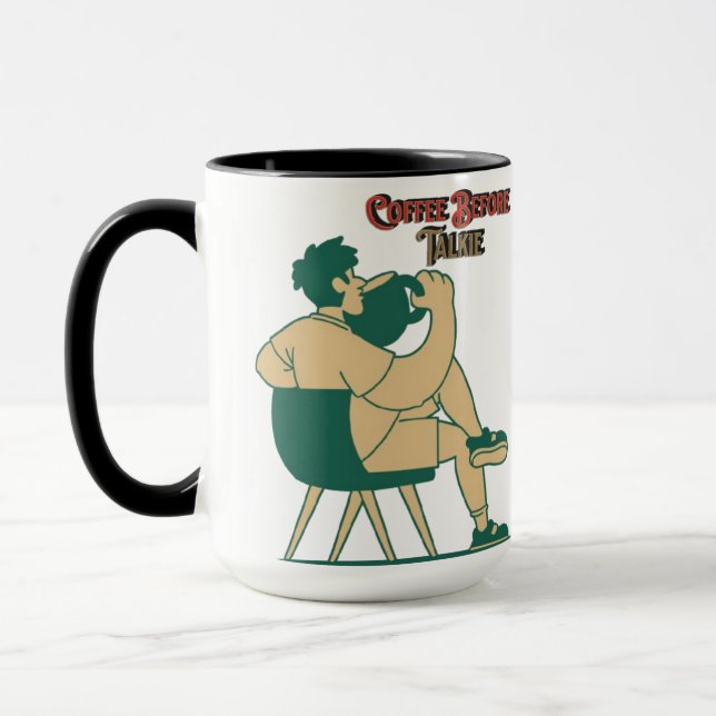 Graciosa Copa de Café para los amantes de la cafeí (Izquierda)