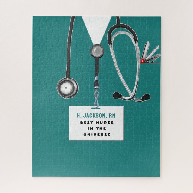 Graciosa enfermera Jigsaw Puzzle (Vertical)