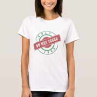 Graciosa estampilla de camiseta sólo apariencia -
