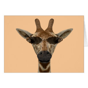 Graciosa Giraffe Incognito Con Gafas De Sol De Mod