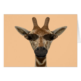 Graciosa Giraffe Incognito Con Gafas De Sol De Mod