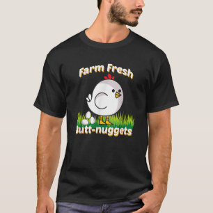 Graciosa Granja De Pollos De Granja Camiseta Fresc