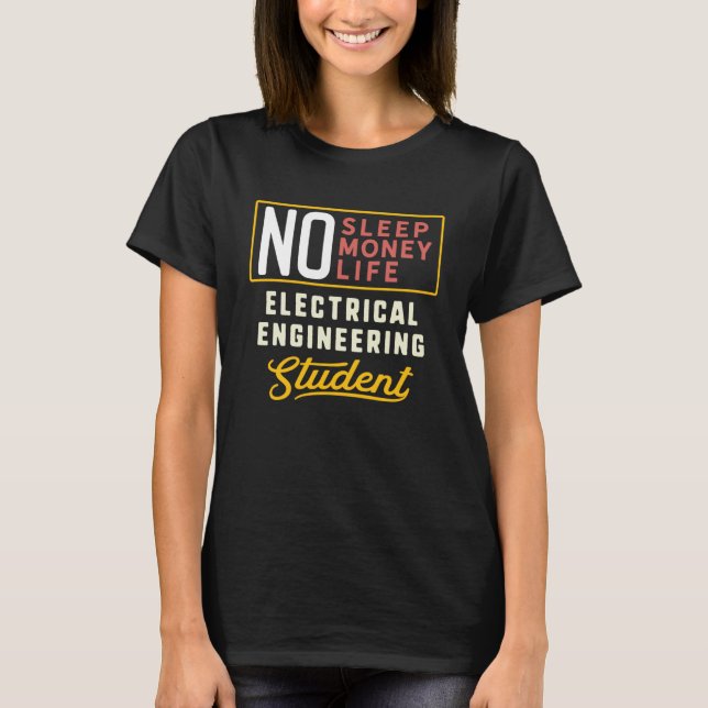 Graciosa Ingeniería Eléctrica Mayor Camisa Estudia (Anverso)