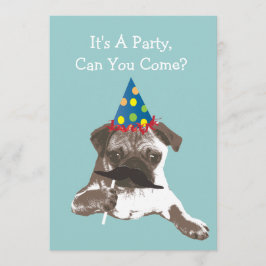 Graciosa invitación a fiesta de cumpleaños de Must