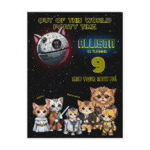 Graciosa invitación a Personalizado de ciencia fic