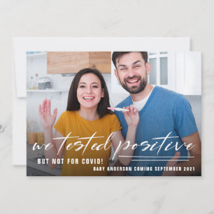 Graciosa Invitación de embarazo de fotografía de c