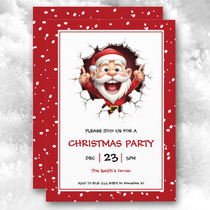 Graciosa invitación del partido de Navidades de Sa
