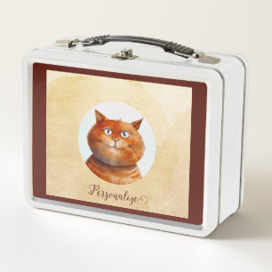 Graciosa línea de gato tabby personalizada