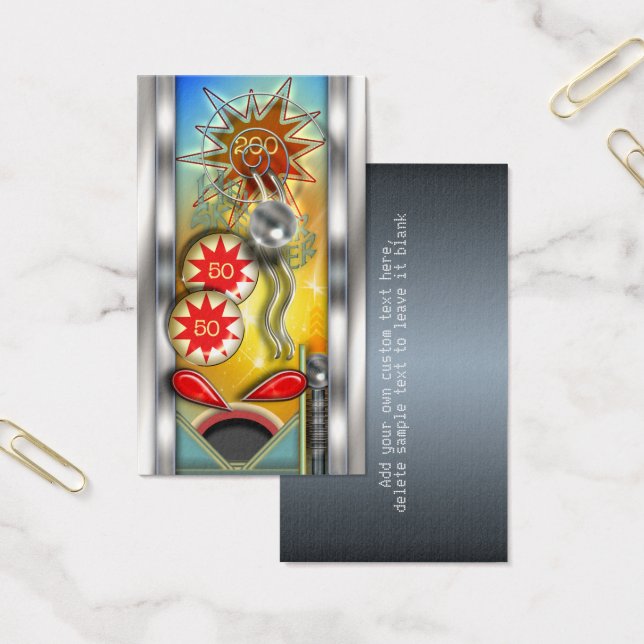 Graciosa máquina de pinball retro personalizada (Oficina)