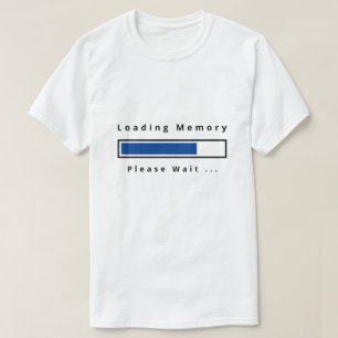 Graciosa memoria de carga de camisetas - Texto Per