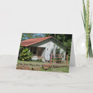 Graciosa Nueva Tarjeta De Dirección Vallada.