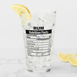 Graciosa Nutrición Rum Hechos Vidrio