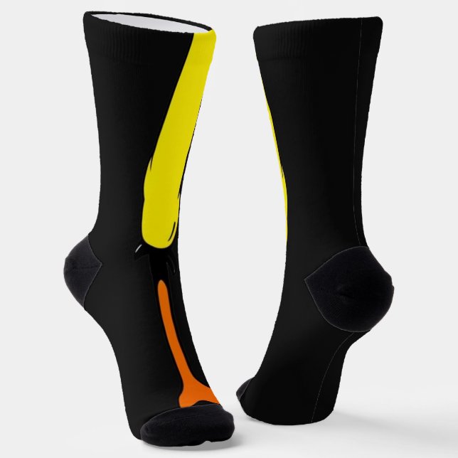 Graciosa pierna de pollo Calcetines Animal (Angular)