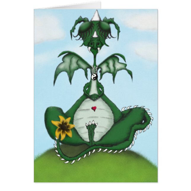 Graciosa pintura de dragones de Yogi (Frente)