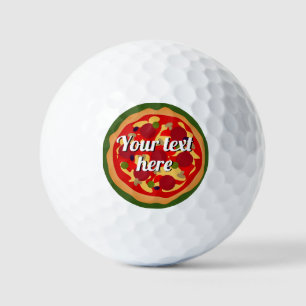 Graciosa pizza de pepperoni bolas de golf personal