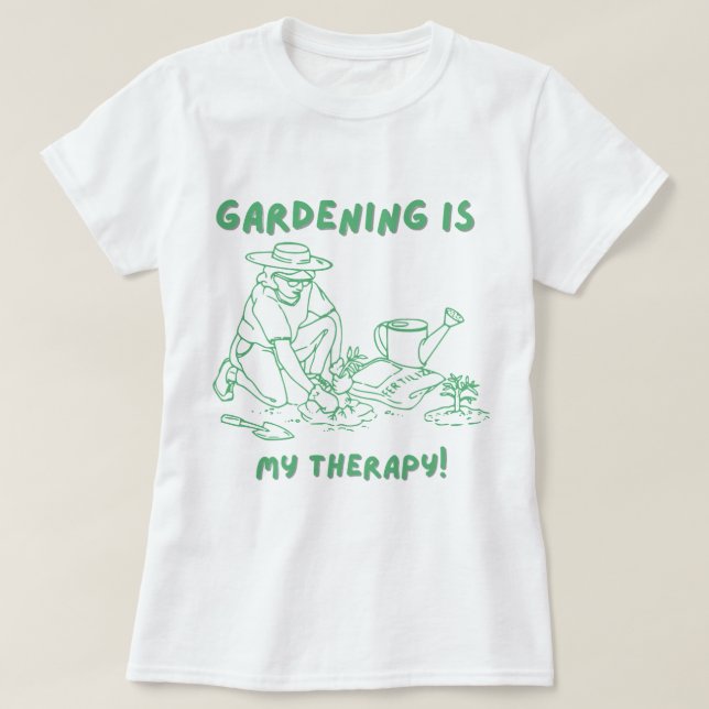 Graciosa planta de la camiseta de la dama para las (Diseño del anverso)
