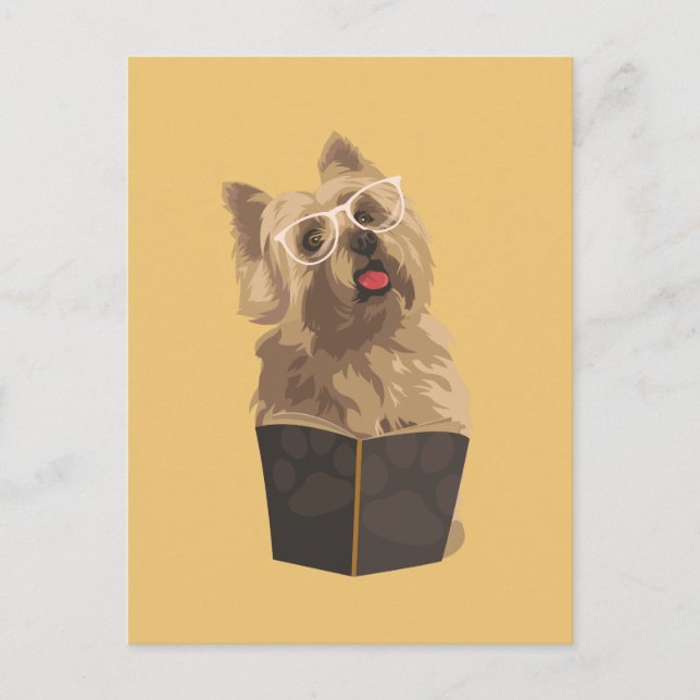 Graciosa postal de Cairn Terrier para los amantes  (Anverso)