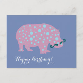 Graciosa postal de cumpleaños feliz