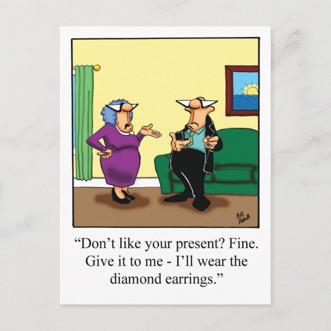 Graciosa postal de cumpleaños feliz (Anverso)