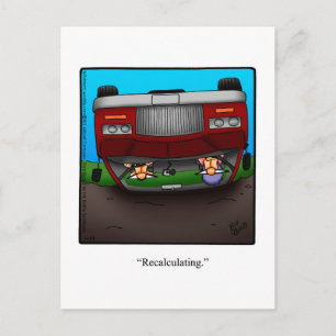 Graciosa postal de viaje por carretera