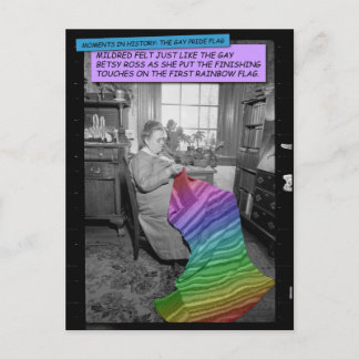 Graciosa postal - Mildred, la gay Betsy Ross