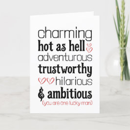 Graciosa Tarjeta De Amor Día de San Valentín Para