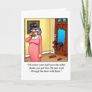 Graciosa tarjeta de bienvenida de cumpleaños feliz