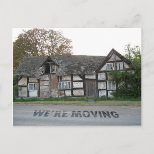 Graciosa tarjeta de casa móvil