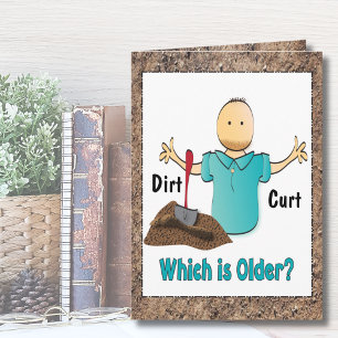 Graciosa tarjeta de cumpleaños 40 para él - Person