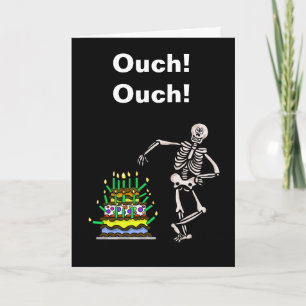 Graciosa tarjeta de cumpleaños antigua
