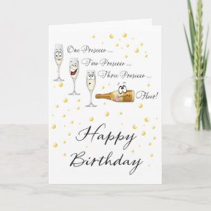 Graciosa tarjeta de cumpleaños de cuenta regresiva