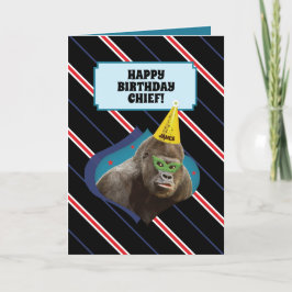 Graciosa Tarjeta De Cumpleaños De Hombre Mayor Con