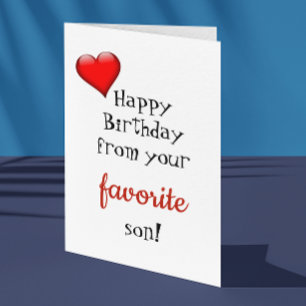 Graciosa tarjeta de cumpleaños de mamá madre de hi