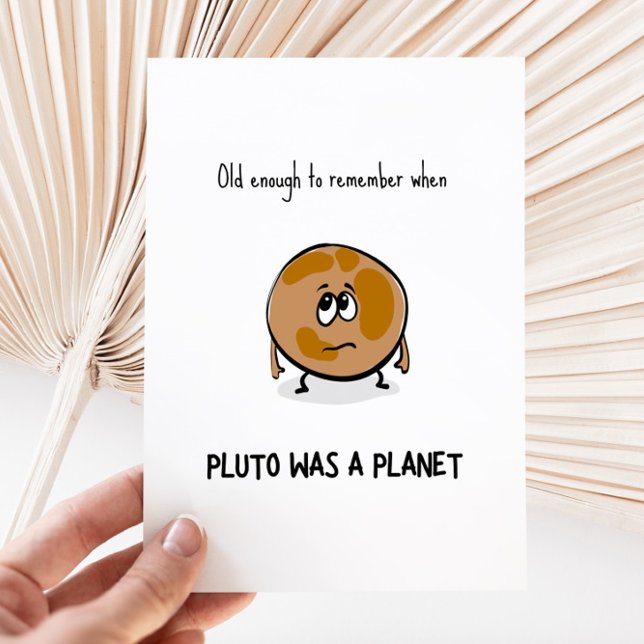 Graciosa tarjeta de cumpleaños de Plutón (Subido por el creador)