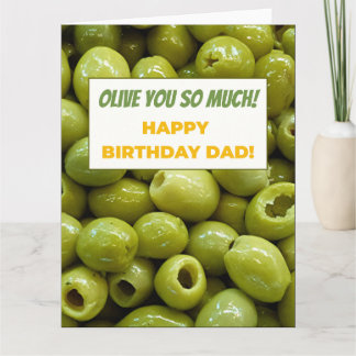 Graciosa Tarjeta De Cumpleaños De Pun Para Papá