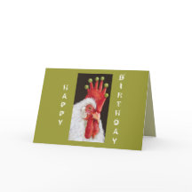 Graciosa tarjeta de cumpleaños de todos nosotros