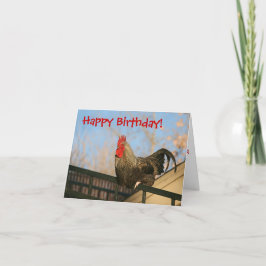 Graciosa tarjeta de cumpleaños feliz