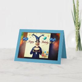 Graciosa tarjeta de cumpleaños judía