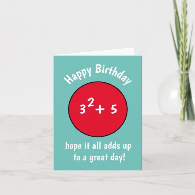 Graciosa tarjeta de cumpleaños número 14 para el a (Anverso)