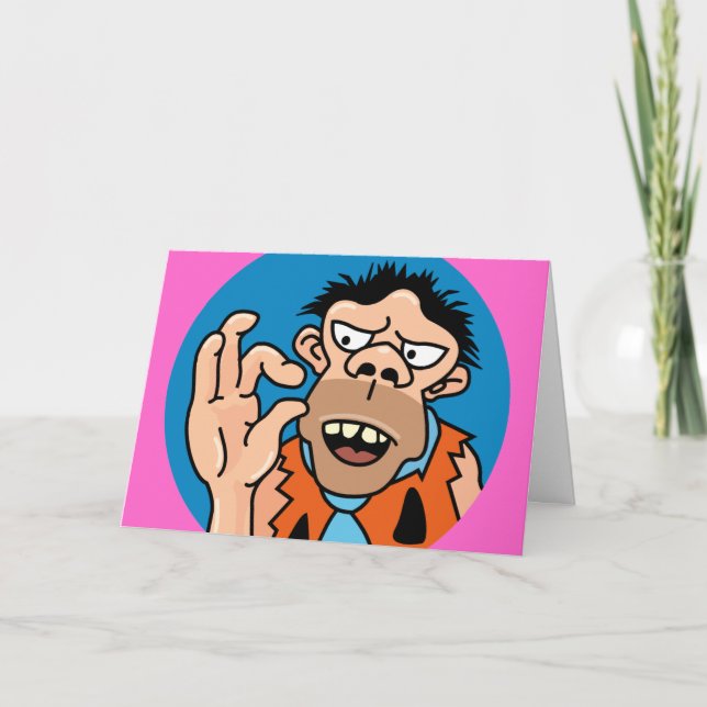 Graciosa tarjeta de cumpleaños número 60 (Anverso)